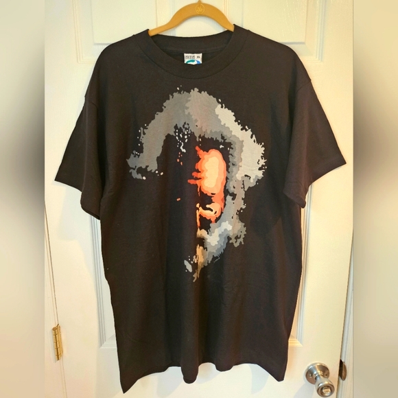 Vintage 1995 Jerry Garcia with tags Liquid Blue T-shirt Grateful Dead size XL